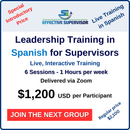 Leadership Training in Spanish for Supervisors (Live – 6 Weeks)