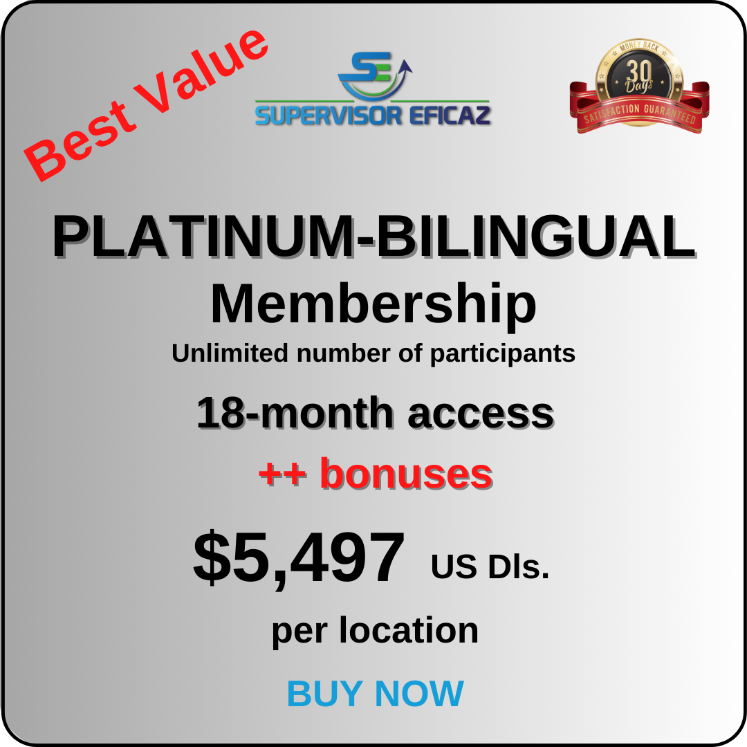 Platinum 18 MONTHS ACCESS  - in Spanish with English subtitles