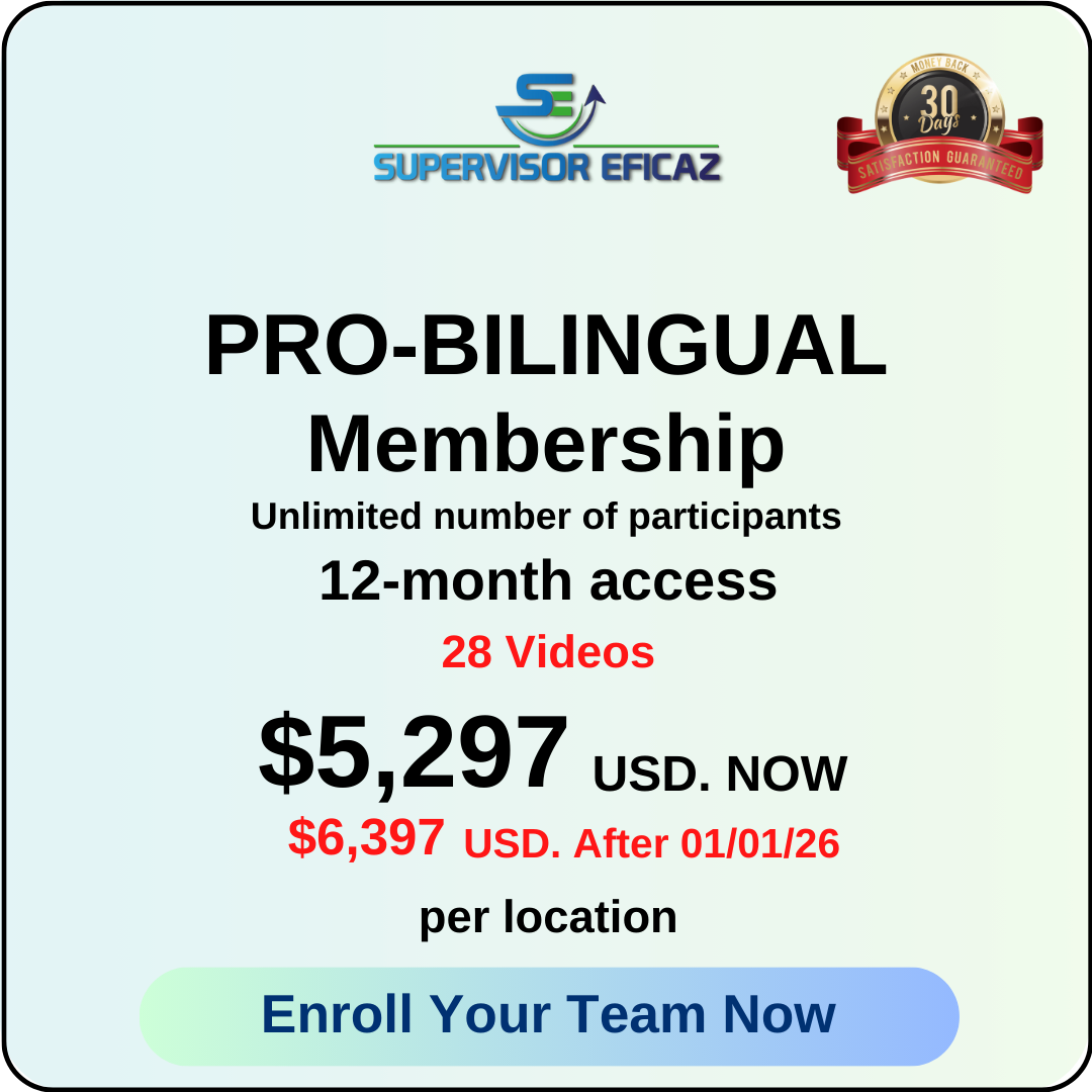 PRO 12 Months Access - 28 Videos - in SPANISH with English subtitles