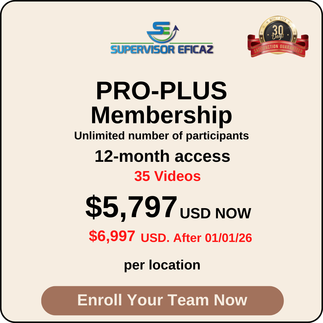 PRO-PLUS 12 Months Access - 35 Videos - in SPANISH with English subtitles